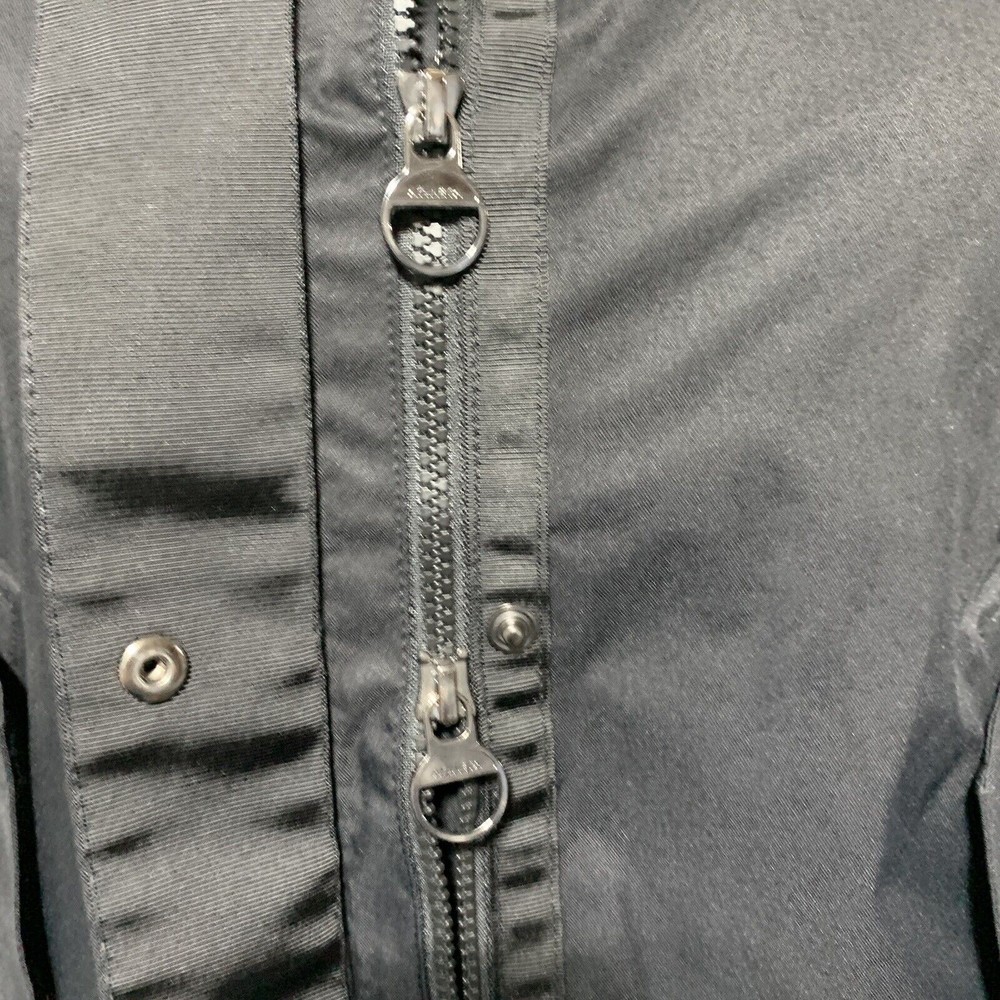 Athleta Sutro Jacket Black Size XS #657492 Hooded Zip Pockets Coated - Picture 6 of 14